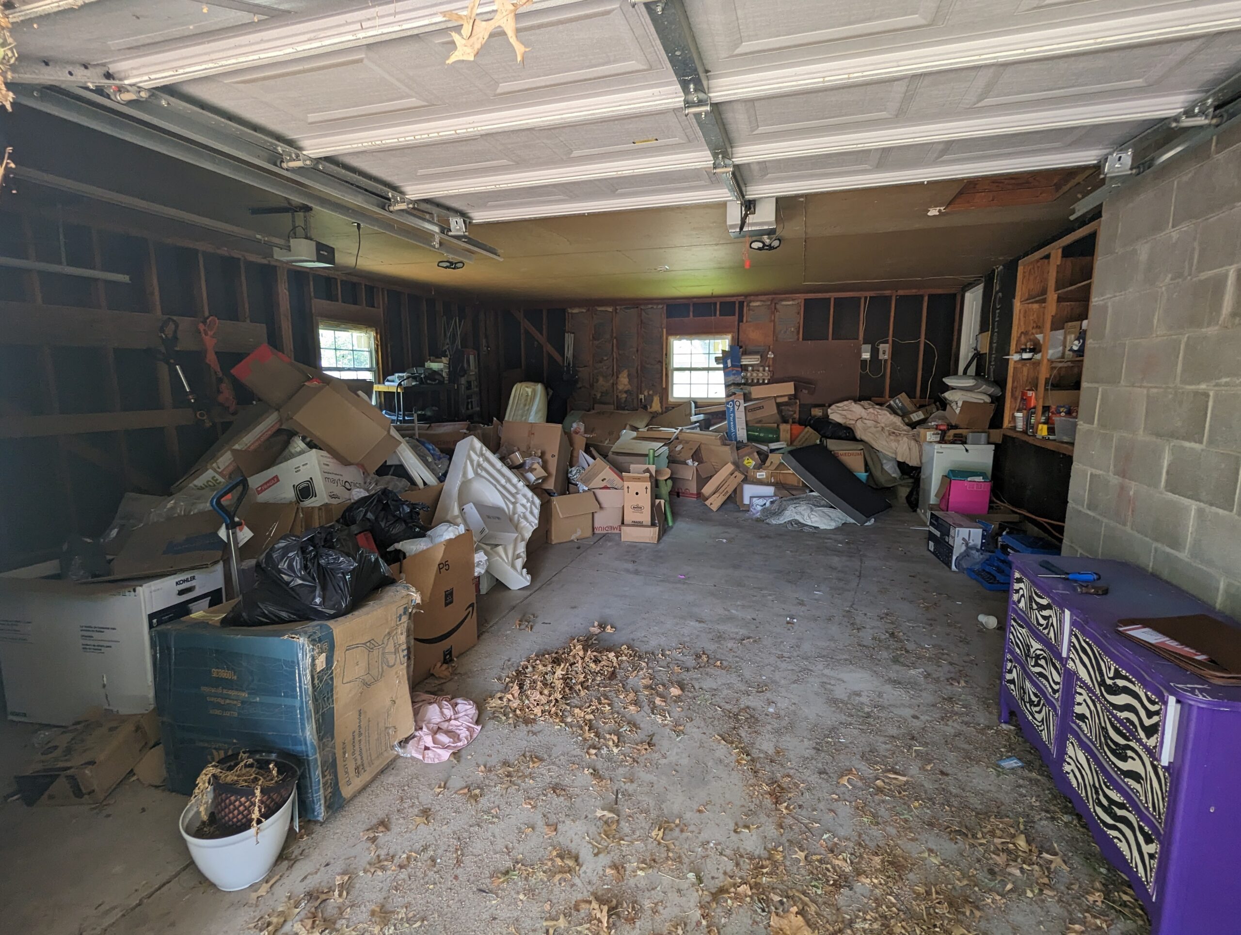 Junk Removal before image in Wichita, KS